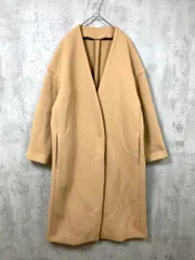 Plage プラージュ 17-020-922-1010-1-0 ノーカラー スポンジ リバー コート size36/ベージュ ■■◎レディースのサムネイル