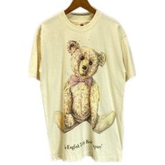 90s フランス製 歴代テディベア アート Tシャツ - メルカリ