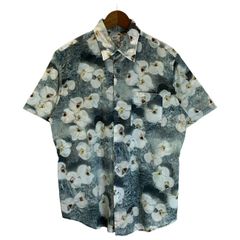 Paul Smith COLLECTION 花柄 総柄 半袖シャツ L モノクロ - メルカリ