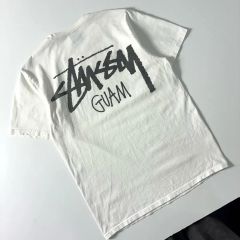 STUSSY ステューシー ボウリングピン グラフィック Tシャツ ホワイト S