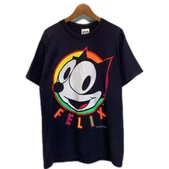 【中古】　TULTEX　Tシャツ　90s vintage　90年代　半袖　カットソー　トップス　クルーネック　キャラクター　フィリックス　FELIX　プリント　古着　/1953のサムネイル