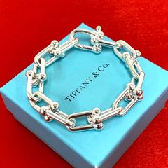 極 美品 TIFFANY&Co. ティファニー ハードウェア ラージリンク