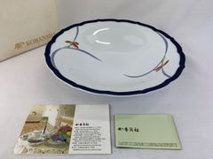 香蘭社 KORANSHA 染シンビ 大深鉢 約26cm 有田焼 - メルカリ