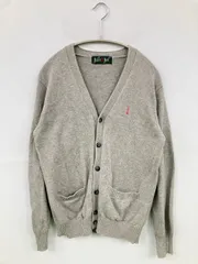 EAST BOY イーストボーイ カーディガン/ボレロ 9 グレー コットン 無地 ワンポイント ミドル丈 長袖 レディース