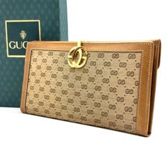 美品☆GUCCI マイクロGG コインケース ポーチ インターロッキング