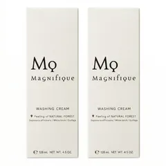 <ナ>2本セット×128ml 　マニフィーク  顔 フォーム ウォッシング クリーム　magnifique