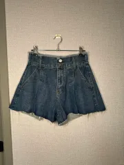 新品) デニム ハーフパンツ ショートパンツ s m