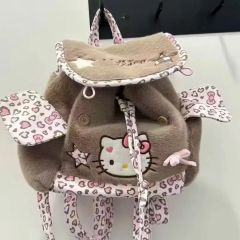 サンリオ ハローキティ ヒョウ柄 ボアリュック - メルカリ