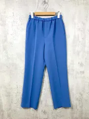 BEAUTY & YOUTH ビューティ&ユース ユナイテッドアローズ 1614-199-5941  定価13750円  ダブルクロス ストレート パンツ sizeS/青■■レディース