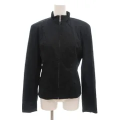 ミッシェルクラン MICHEL KLEIN 美品 ジャケット 38 紺 ネイビー スタンドカラー ジップアップ /NL ■ECF005のサムネイル