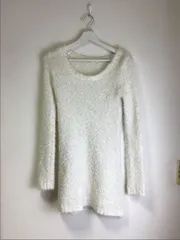 レディース シャギーニットセーター
