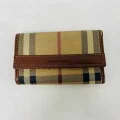 【良品】Burberry キーケース 4連 ノバチェック キャンバス レザ（7085）のサムネイル