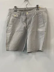 ピ393⚫︎ABA HOUSE⚫︎アバ ハウス⚫︎ショートパンツ⚫︎ハーフパンツ⚫︎シアサッカー⚫︎メンズ⚫︎size 2⚫︎ライトブルー×ホワイトのサムネイル