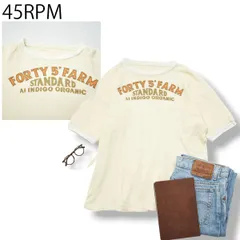 日本製 フォーティファイブアールピーエム 45RPM リンガーT シャツ カットソー 3 オフホワイト メンズ レディース ユニセックス 男女兼用のサムネイル