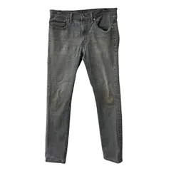 Levi's 511 デニムパンツ W34 グレー リーバイス ジップアップ 紙パッチ アメカジ デニム ジーンズ 2605-501