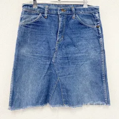 Wrangler　ラングラー　デニムスカート/タイトスカート　ショート丈　インディゴ　38サイズ　古着のサムネイル