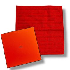 タグ付き 未使用品✨ HERMES エルメス 水色 ストライプ ハンカチ