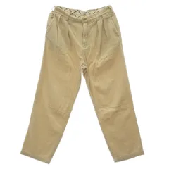 schott ショット 3116040 CORDUROY DOUBLE PLEATS WIDE PANTS コーデュロイ 2タック ワイド パンツ ベージュ ベージュ系 M【中古】のサムネイル