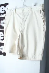 (XL-4XL) ユニクロ ハーフパンツ パンツ オーバーサイズ アイボリー コットン-26DD