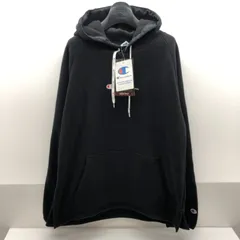 【タグ付き/美品】Champion チャンピオン パーカー ブラック フード付き M メンズ SGSF26-1856