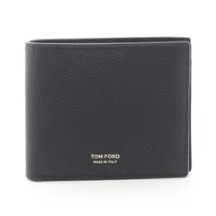 トムフォード TOM FORD 二つ折り財布 Y0228LCL158GNAA ブラック レザー 二つ折り財布 メンズ 新品のサムネイル