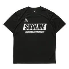 スボルメ(SVOLME) シンプルロゴプラT 半袖シャツ ブラック 1221-92600-010のサムネイル