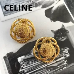 CELINE セリーヌ ブラゾン マカダム トリオンフ イヤリング  ヴィンテージのサムネイル