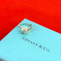 最終値下げです✡Tiffany & Co. ピンキーリング 7号 Pt950 - メルカリ