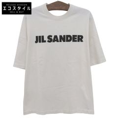 4109【Lサイズ・美品】イタリア製 ジルサンダー ビッグセンターロゴ T 
