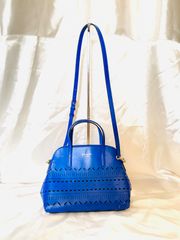未使用】beautiful people KONBU knitbagバッグ 青 - メルカリ