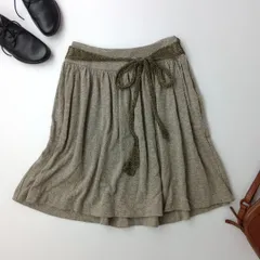 mina perhonen ミナペルホネン belle コットン ウール ギャザースカート 日本製 /26Aのサムネイル