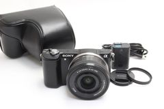 AA (極上美品) SONY ソニー α5000 ブラック PZ 16-50mm レンズキット