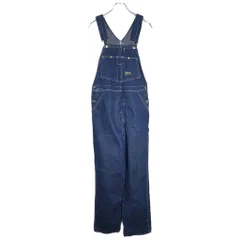70年代 USA製 OSHKOSH オシュコシュ デニムオーバーオール ヴィンテージ ブルー(メンズ W34 L33)中古 古着 Y2077