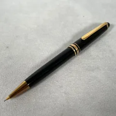 【管2605-210】筆記確認済☆MONTBLANC モンブラン Meisterstuck マイスターシュテュック シャーペン ブラック×ゴールド 現状渡しのサムネイル