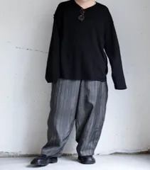 CTHY TROMPE-L’OEIL PLEATS WIDE PANTS　3のサムネイル
