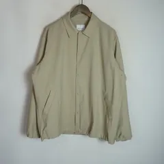 23SS FREAK'S STORE フリークスストア リネン タッチ コーチ ジャケット ブルゾン スナップボタン 231-1514 ベージュ L 3228Q★4のサムネイル