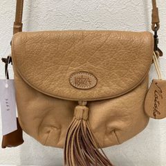新品未使用】イビサ ぞうモチーフ オーストリッチレザー ショルダー