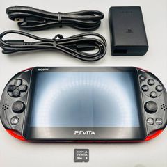 PS Vita PCH-2000 レッドブラック 本体 16GBメモリーカード付 限定
