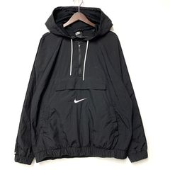 90s NIKE ナイキ 袖刺繍 スウォッシュ アノラック ナイロンジャケット