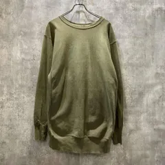 90s Champion REVERSE WEAVE USA製 刺繍タグ 無地 size XXL オリーブ チャンピオンリバースウィーブ