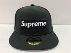 supreme シュプリーム new era ニューエラ キャップ 59fifty money box logo ブラック