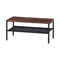 IKEA インダストリアル センターテーブル ローテーブル メッシュ棚付き