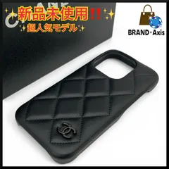 【新品未使用】シャネル CHANEL アイフォンケース iPhone15Pro スマホケース ラムスキン マトラッセのサムネイル