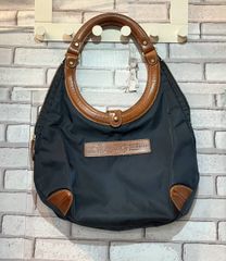 極美品】フェリージ ワンショルダーバッグ 03-58/2 ハンドバッグ 黒