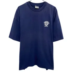 90s USA製 Hanes 半袖 プリントTシャツ XXL ネイビー ヘインズ プルオーバー 90年代 両面プリント クルーネック カットソー 夏物 a805-6817のサムネイル
