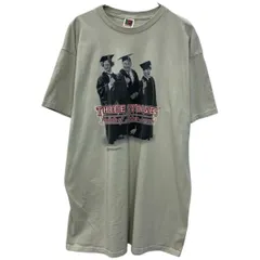 00s FRUIT OF THE LOOM 半袖 プリントTシャツ XXL ベージュ フルーツオブザルーム 00年代 三ばか大将 コメディ ムービーT 夏物 a805-6833のサムネイル