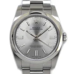 ロレックス Rolex 腕時計 オイスターパーペチュアル 116000 ランダムシリアル ルーレット刻印 サンレイ スレート文字盤 SS 自動巻き 【箱・保付き】 【中古】のサムネイル