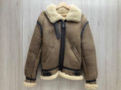 ジャスティンビーバー着用】ディーゼル ムートンジャケット ボア 羊革 