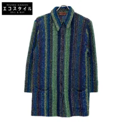 MISSONI　ミッソーニ　グリーン系  マルチカラー ウール×モヘア ニットジャケット　44のサムネイル