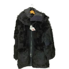 新品 格安 サカイ 極暖 sacai luck リアルファー レザーブルゾン